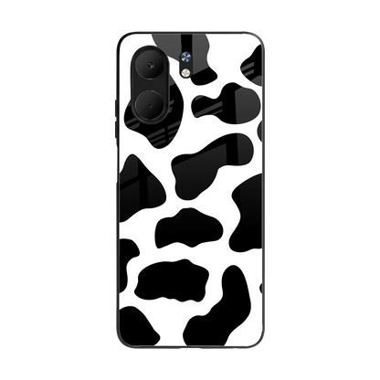 Cow Fur back phone cover | glass case for oppo a5x 5g