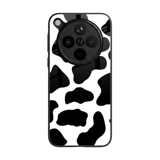 Cow Fur back phone cover | glass case for oppo find x8