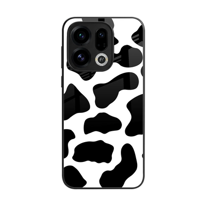 Cow Fur back phone cover | glass case for oppo find x9