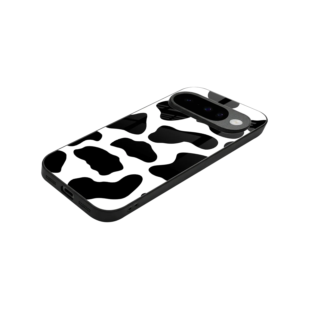 Cow Fur stylish phone case for google pixel 10 | glossy glass and slim fit