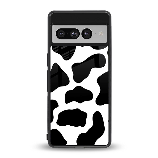 Cow Fur back phone cover | glass case for google pixel 7 pro