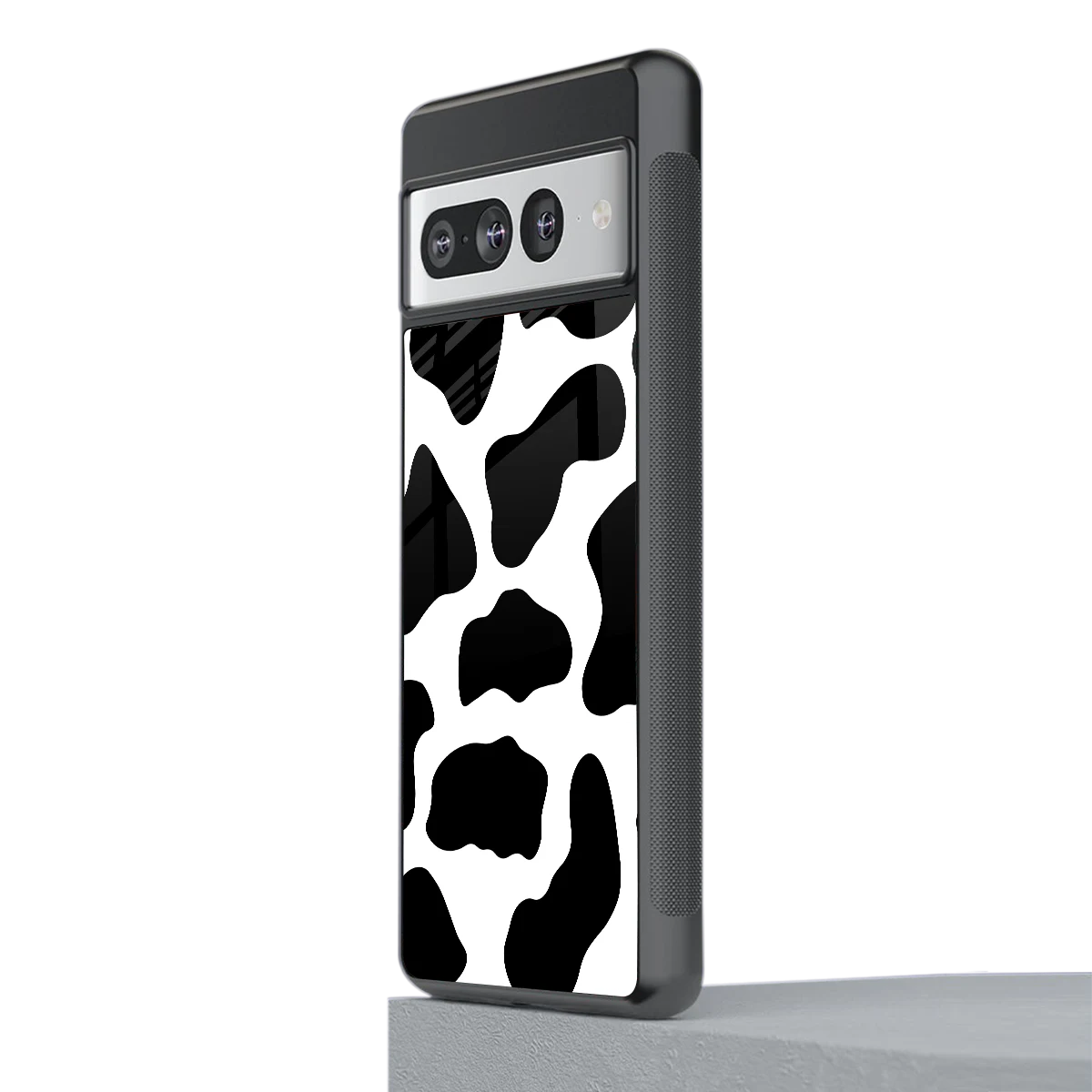 Cow Fur stylish phone case for google pixel 7 pro | glossy glass and slim fit