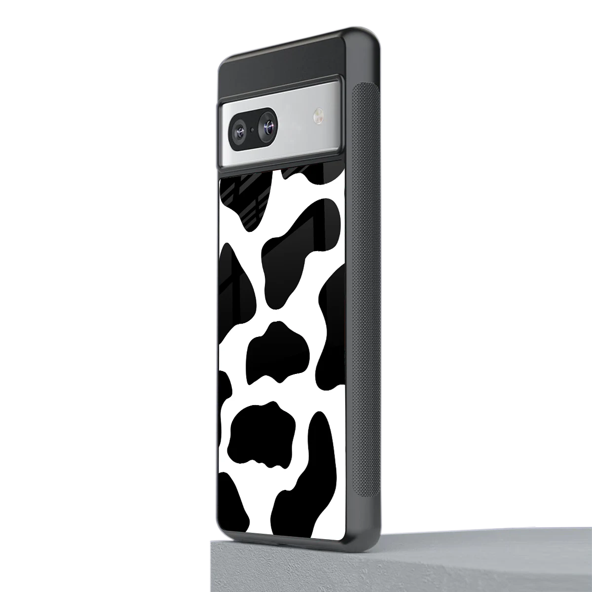 Cow Fur stylish phone case for google pixel 7 | glossy glass and slim fit