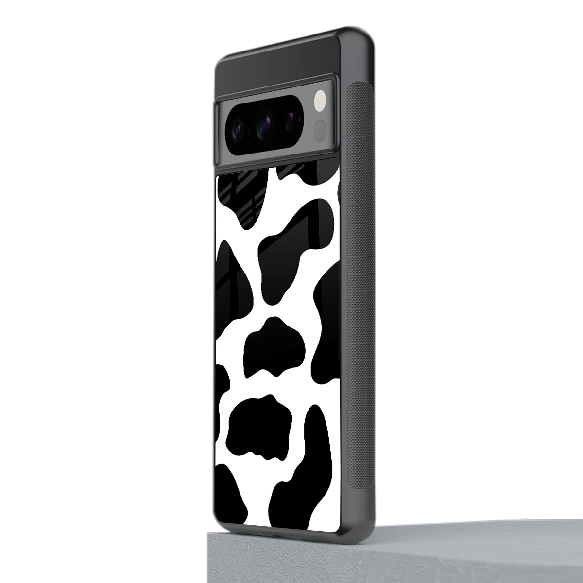 Cow Fur stylish phone case for google pixel 8 pro | glossy glass and slim fit