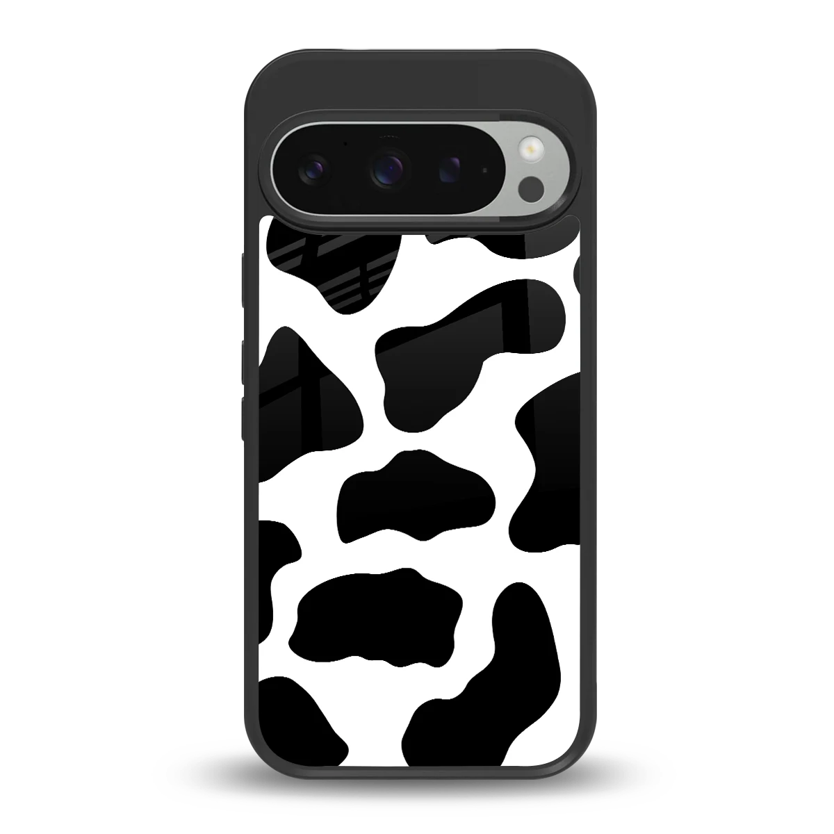Cow Fur back phone cover | glass case for google pixel 9 pro
