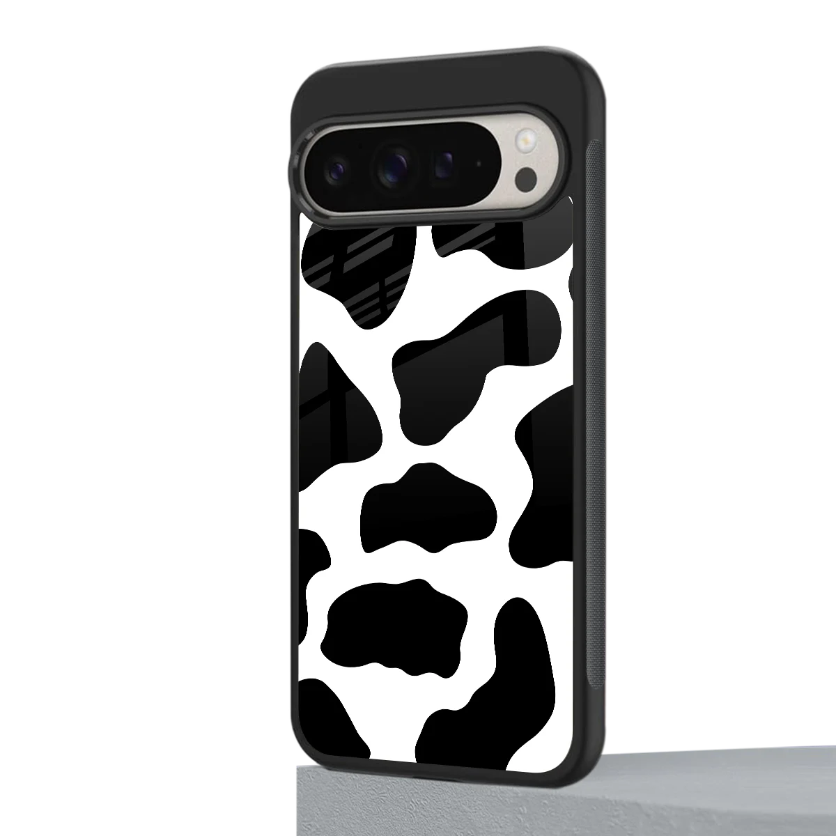 Cow Fur google pixel 9 pro mobile cover | shockproof glass phone case