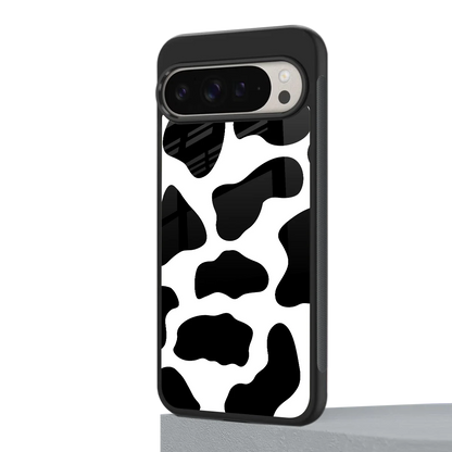 Cow Fur google pixel 9 pro mobile cover | shockproof glass phone case