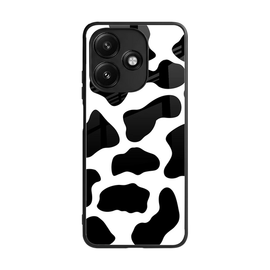 Cow Fur back phone cover | glass case for redmi 12 5g