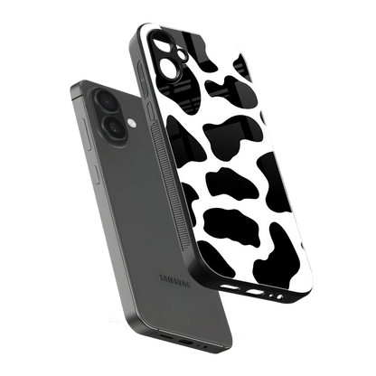 Cow Fur sleek samsung galaxy a06 5g cover with tempered glass back and TPU edges