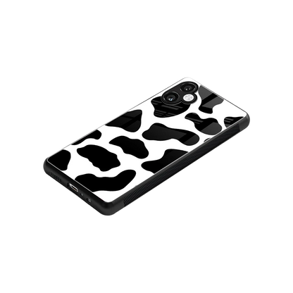 Cow Fur stylish phone case for samsung galaxy a06 5g | glossy glass and slim fit