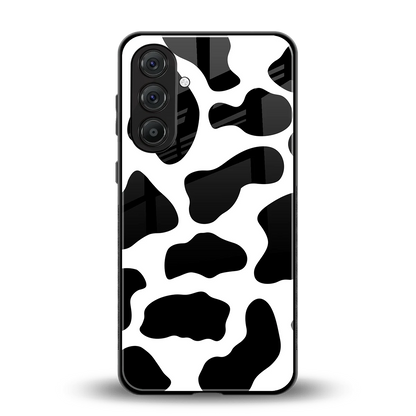 Cow Fur back phone cover | glass case for samsung galaxy m35 5g