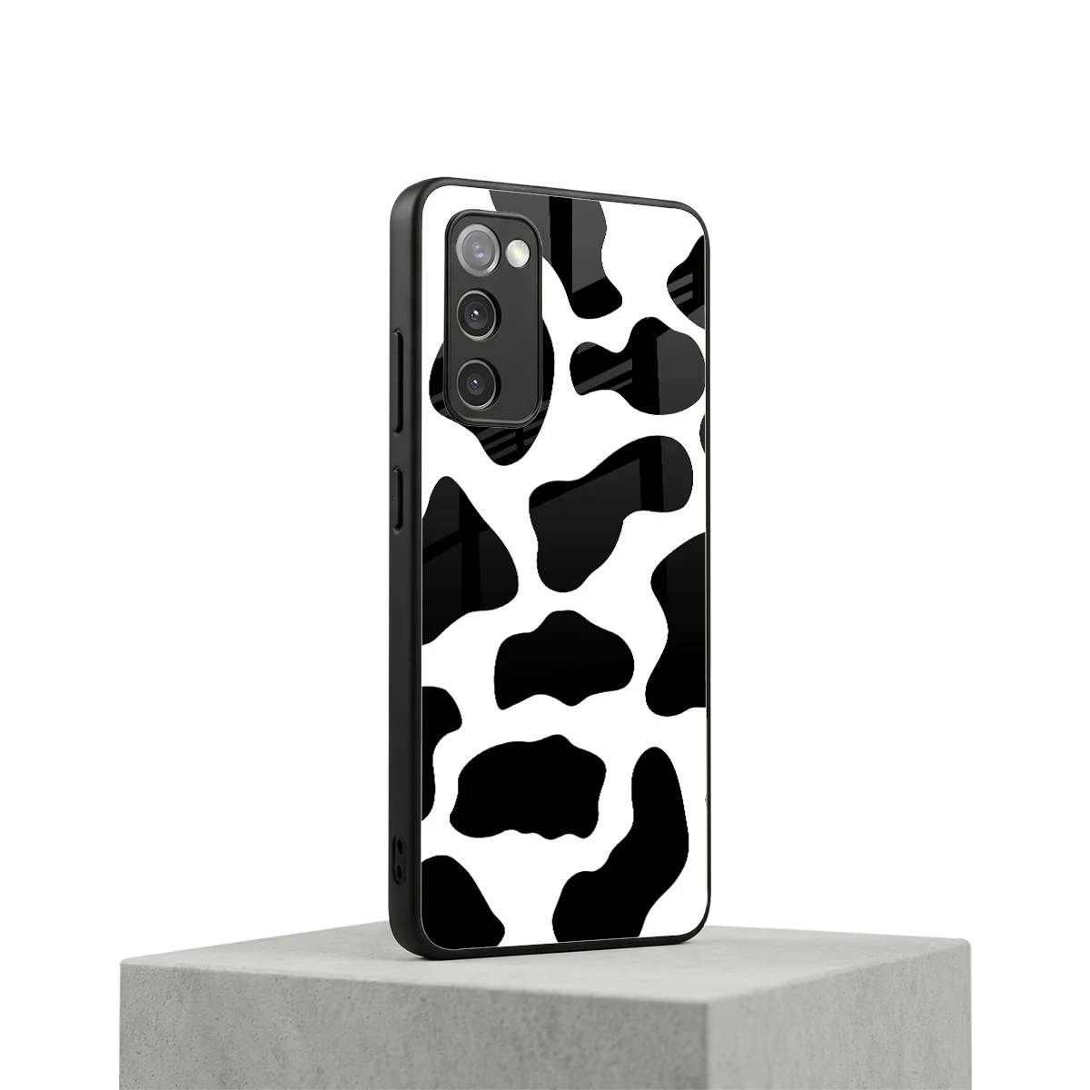 Cow Fur samsung galaxy s20 fe mobile cover | shockproof glass phone case
