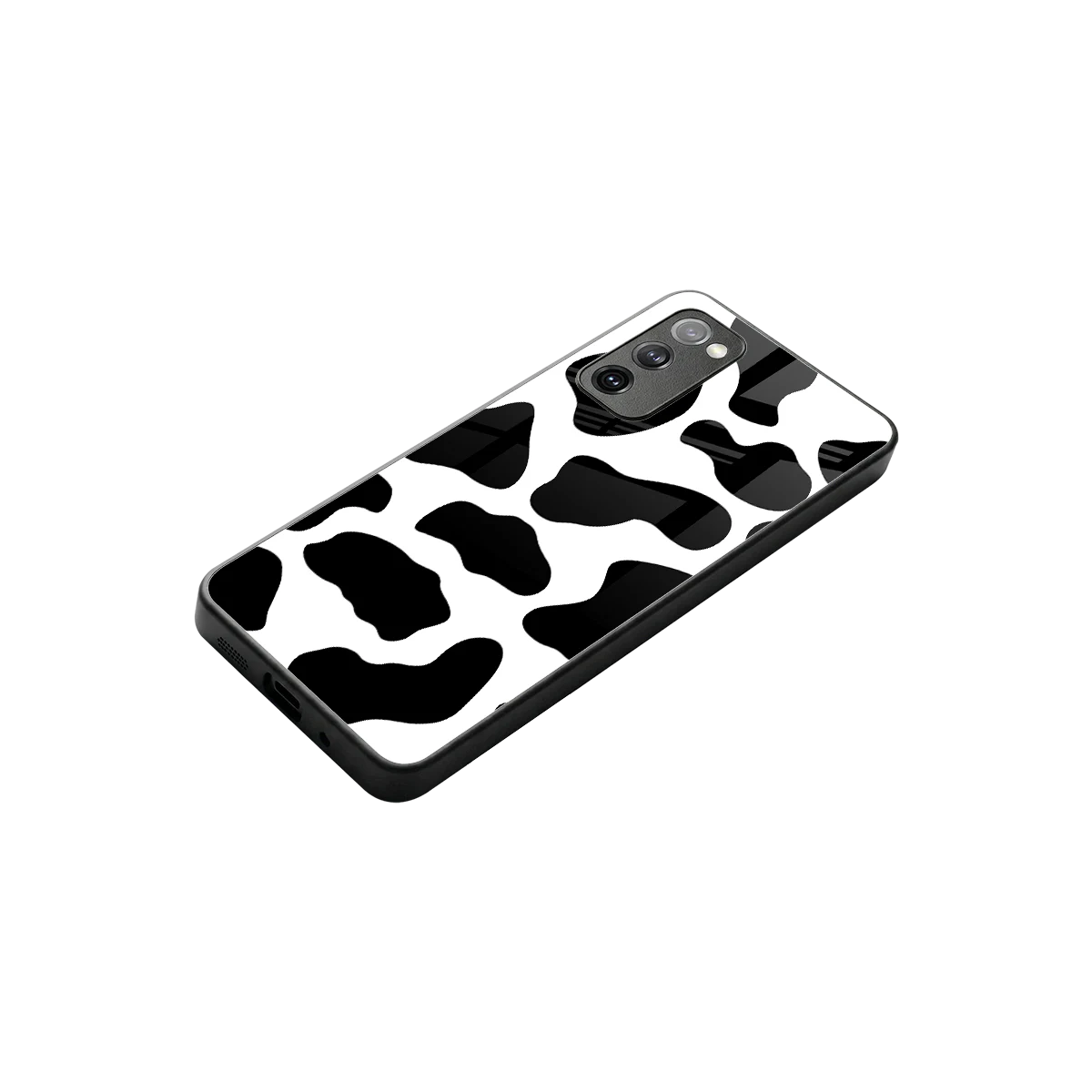 Cow Fur stylish phone case for samsung galaxy s20 fe | glossy glass and slim fit