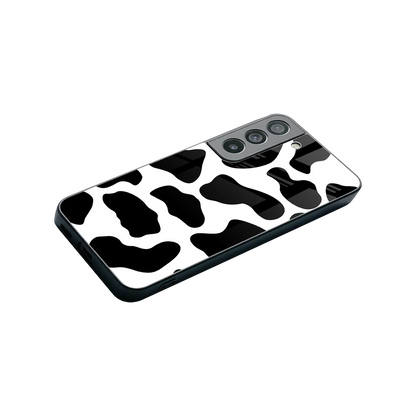 Cow Fur stylish phone case for samsung galaxy s22 | glossy glass and slim fit