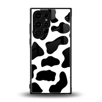 Cow Fur back phone cover | glass case for samsung galaxy s23 ultra