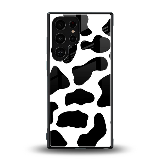 Cow Fur back phone cover | glass case for samsung galaxy s23 ultra