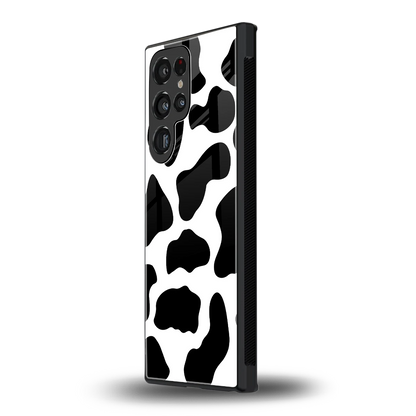Cow Fur samsung galaxy s24 ultra mobile cover | shockproof glass phone case