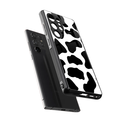 Cow Fur sleek samsung galaxy s26 ultra cover with tempered glass back and TPU edges