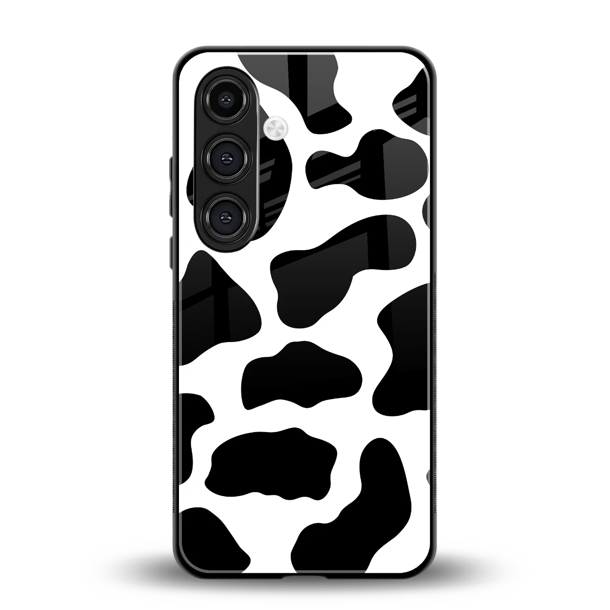 Cow Fur back phone cover | glass case for samsung galaxy s25