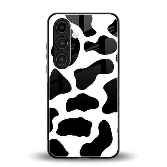Cow Fur back phone cover | glass case for samsung galaxy s24 plus
