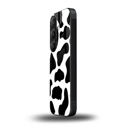 Cow Fur samsung galaxy s25 fe mobile cover | shockproof glass phone case