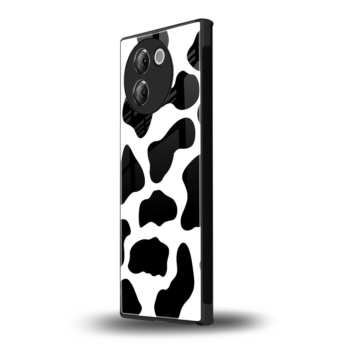 Cow Fur vivo v30e mobile cover | shockproof glass phone case