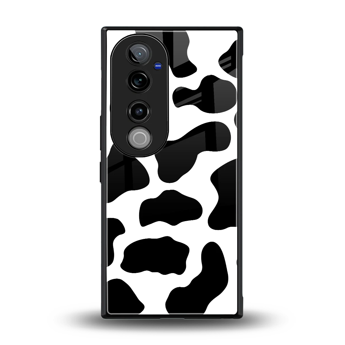Cow Fur back phone cover | glass case for vivo v40 pro