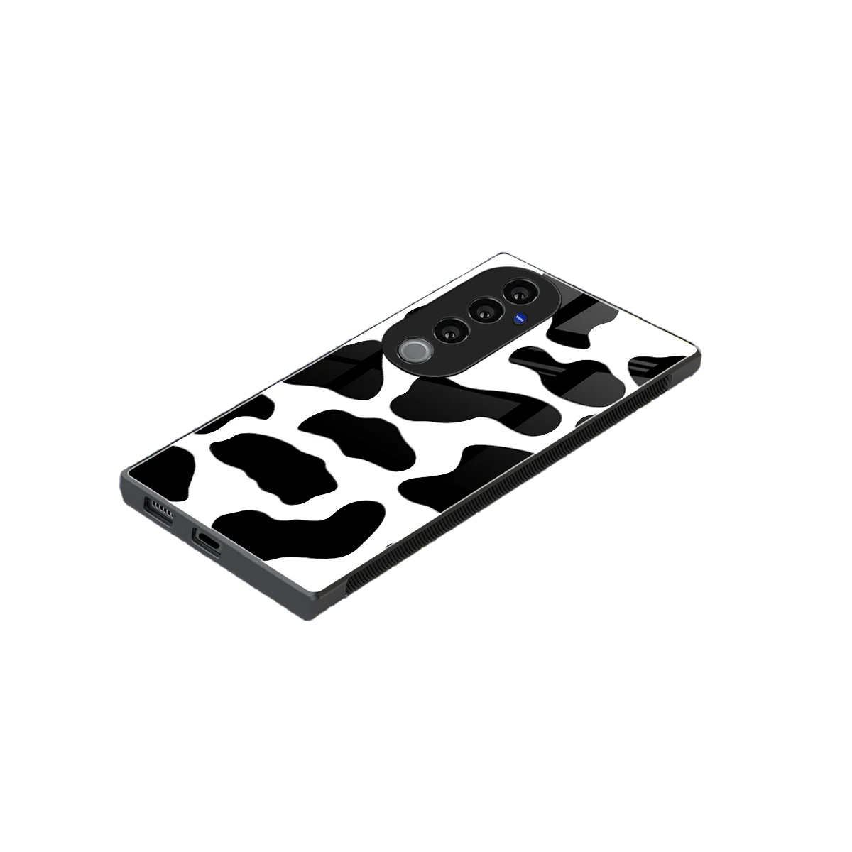 Cow Fur stylish phone case for vivo v40 pro | glossy glass and slim fit