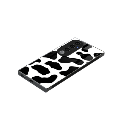 Cow Fur stylish phone case for vivo v40 pro | glossy glass and slim fit