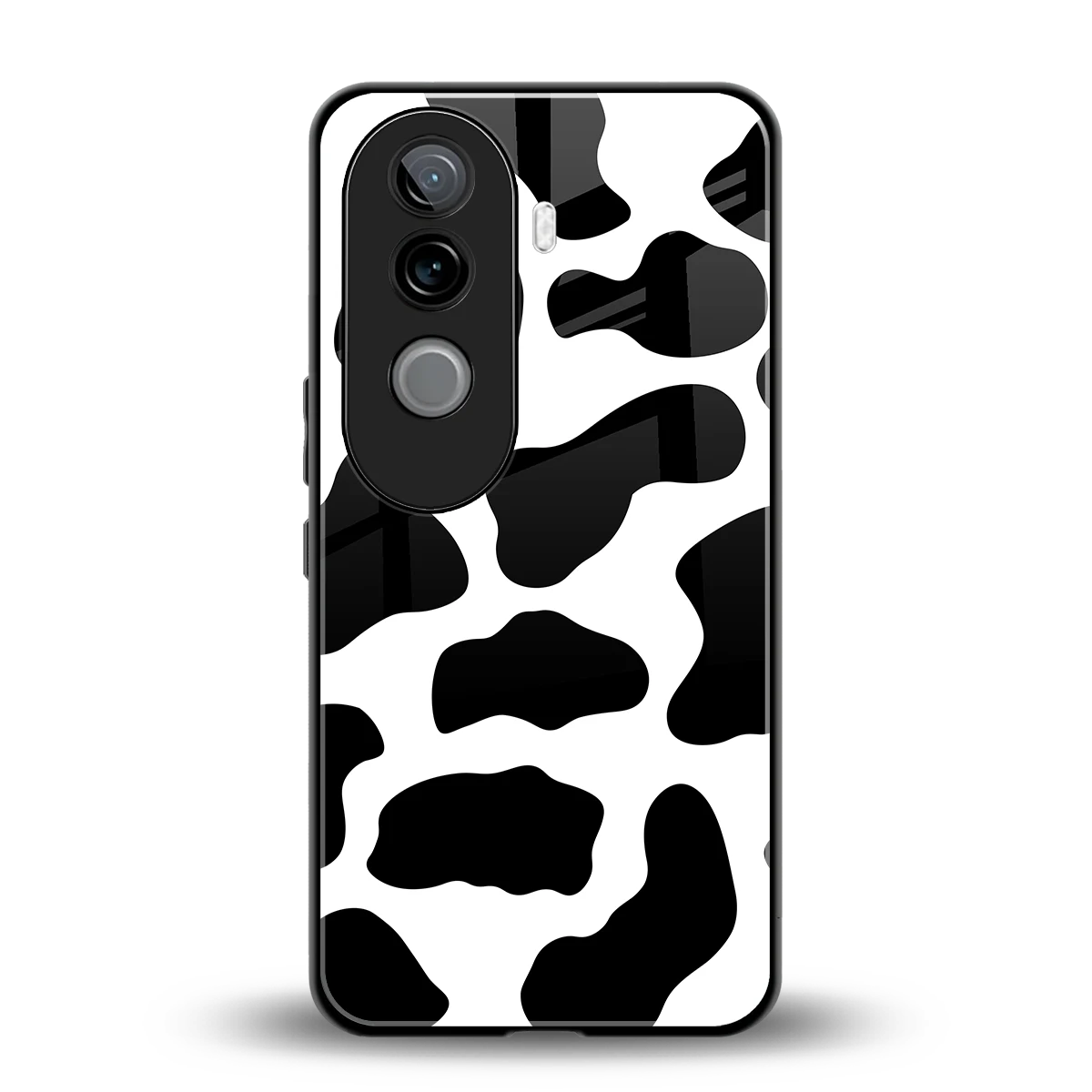 Cow Fur back phone cover | glass case for vivo v40e
