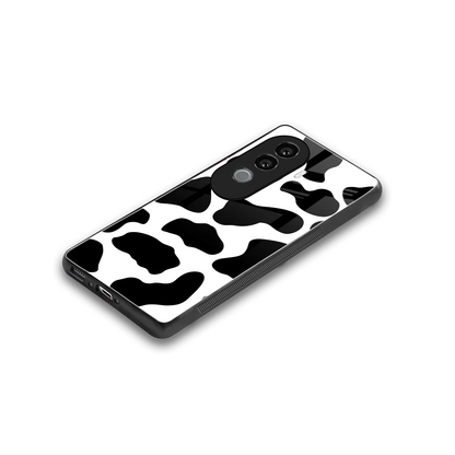 Cow Fur stylish phone case for vivo v40e | glossy glass and slim fit