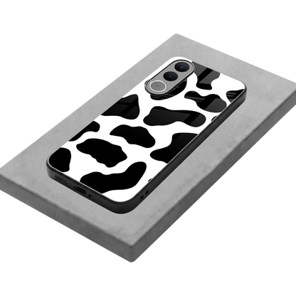 Cow Fur stylish phone case for vivo v70 fe | glossy glass and slim fit