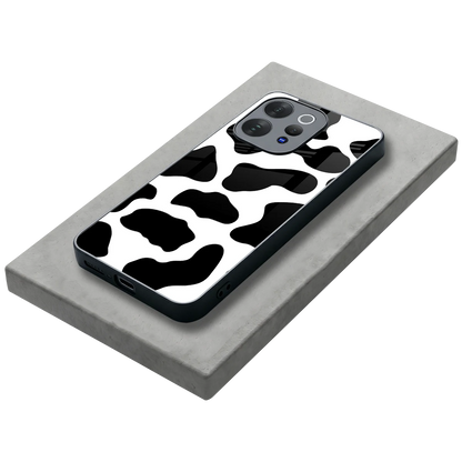 Cow Fur stylish phone case for vivo v70 | glossy glass and slim fit