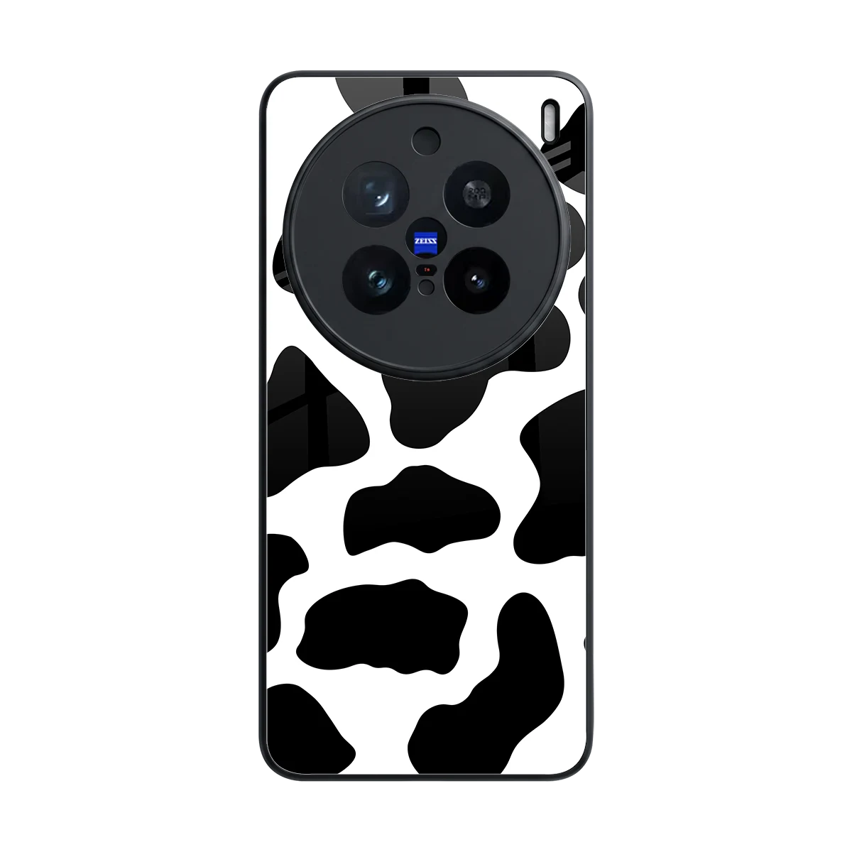Cow Fur back phone cover | glass case for vivo x200 pro