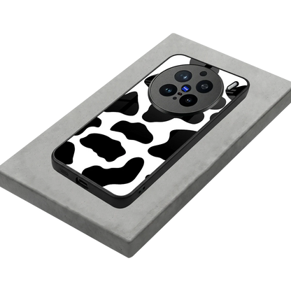Cow Fur stylish phone case for vivo x200 pro | glossy glass and slim fit