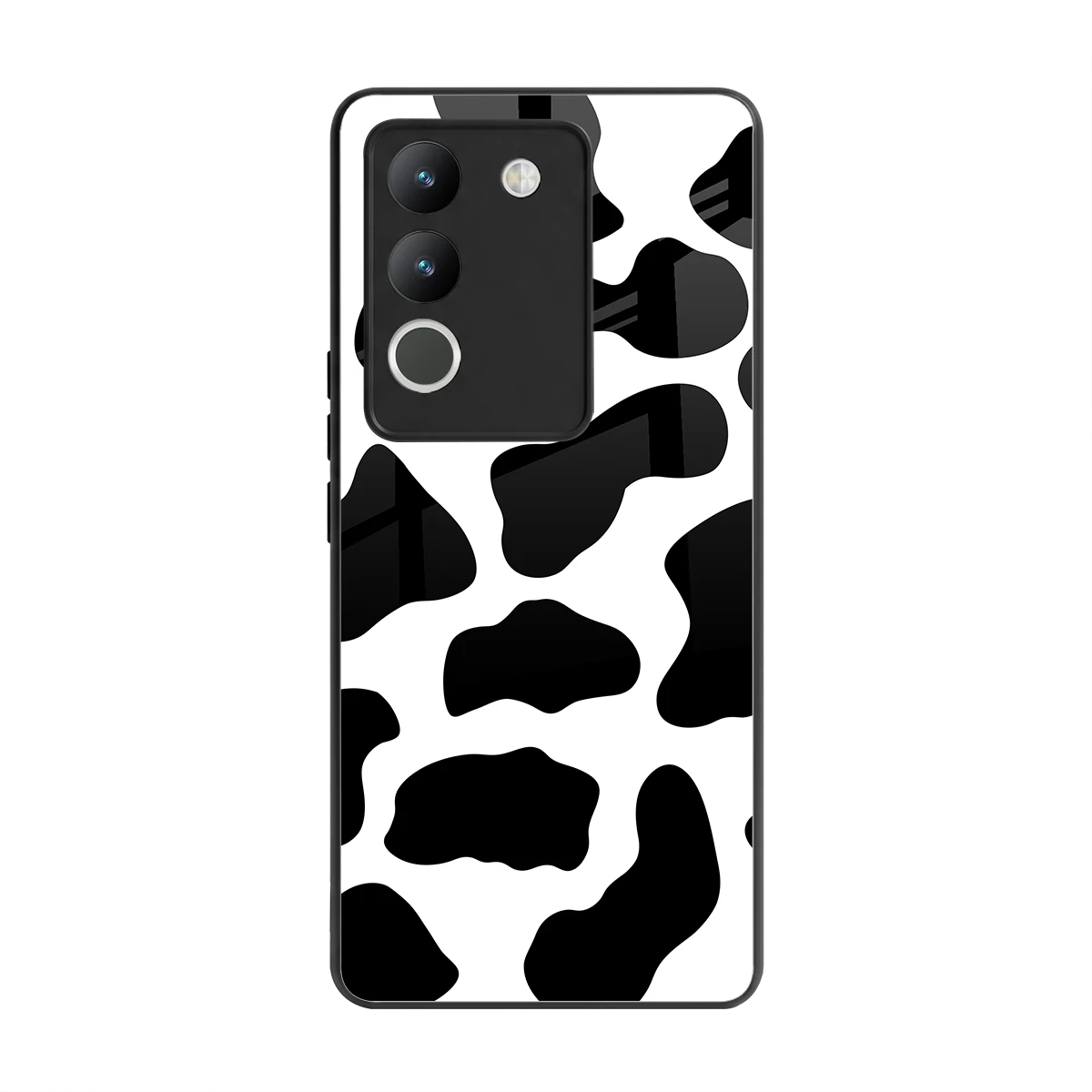 Cow Fur back phone cover | glass case for vivo y200 5g