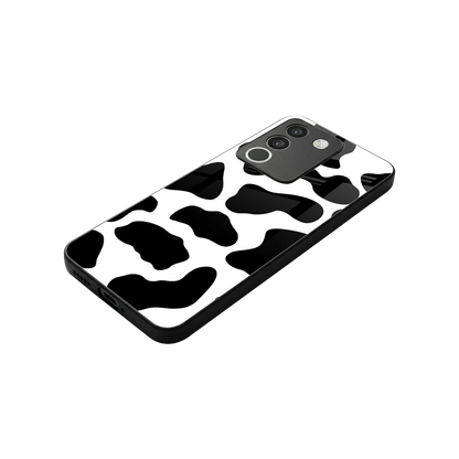 Cow Fur stylish phone case for vivo y200 5g | glossy glass and slim fit