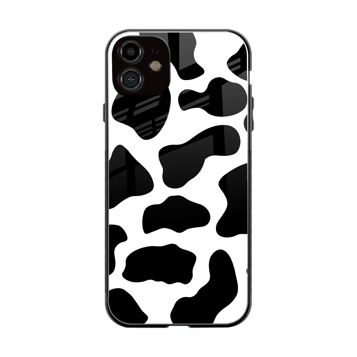 Cow Fur back phone cover | glass case for iphone 12