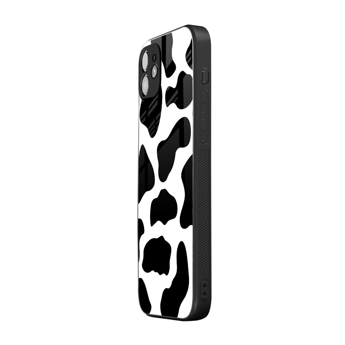 Cow Fur iphone 12 mobile cover | shockproof glass phone case