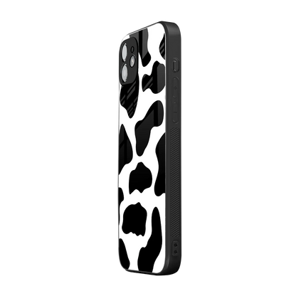 Cow Fur iphone 12 mobile cover | shockproof glass phone case