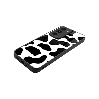 Cow Fur stylish phone case for redmi 15 5g | glossy glass and slim fit