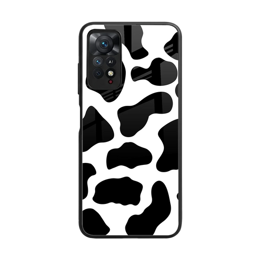 Cow Fur back phone cover | glass case for redmi note 11 pro