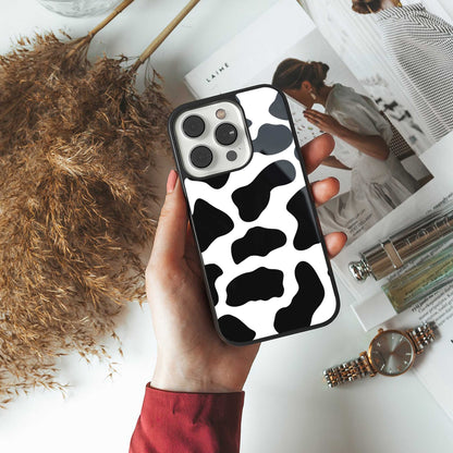 Cow Fur Phone Case for Iphone 16 | Glass Case