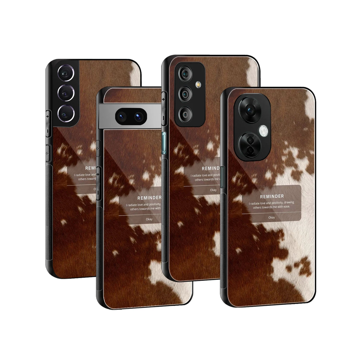 Stylish Glass Back Case for All Smartphones iPhone, Samsung, OnePlus, Pixel, Redmi, Oppo, Vivo, Motorola