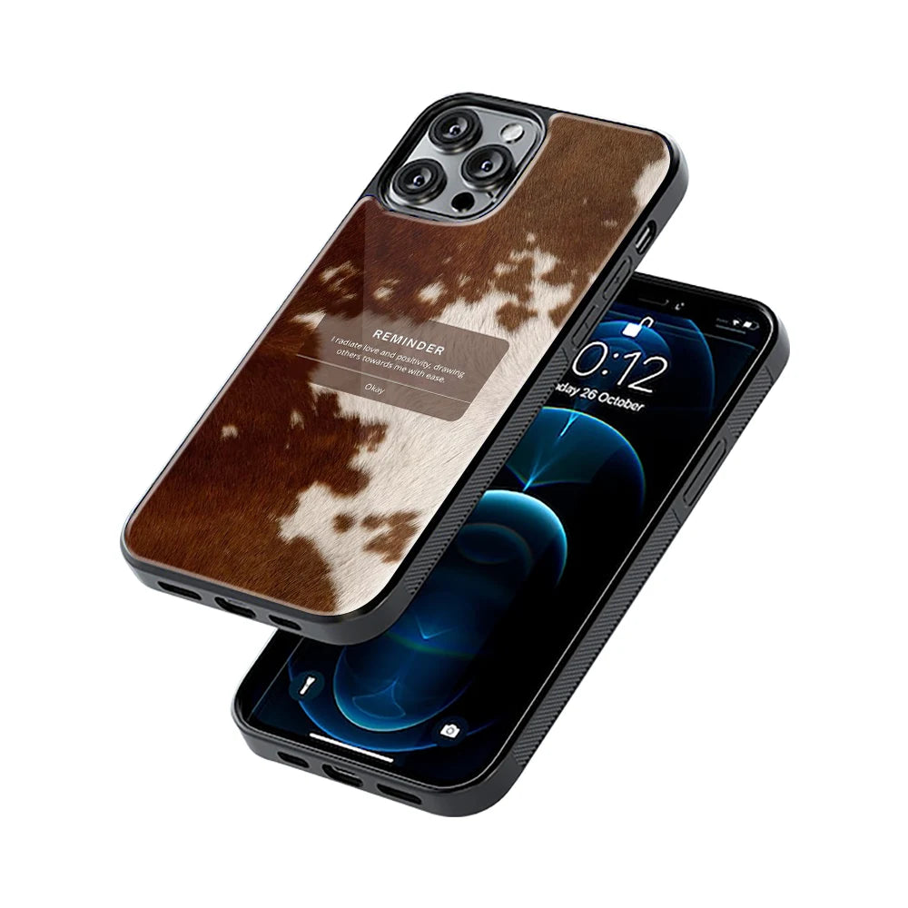 Protective Glass Back Phone Case Compatible with iPhone, Samsung, OnePlus, Pixel & More