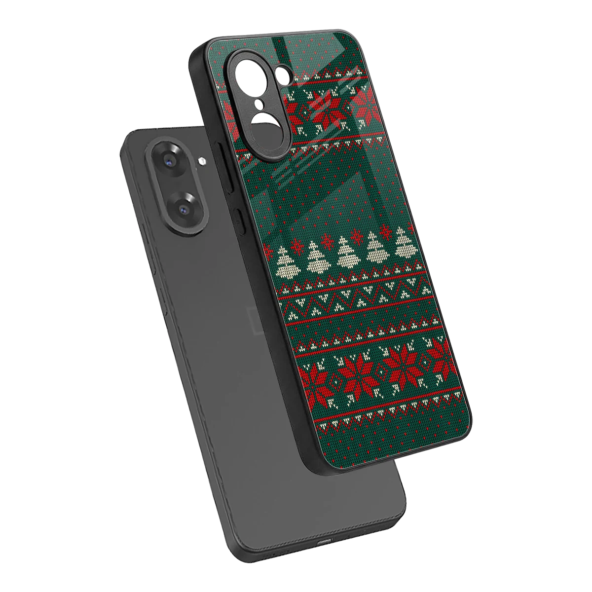 Cozy Cheer sleek oneplus nord ce5 5g cover with tempered glass back and TPU edges