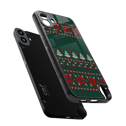 Cozy Cheer sleek cmf nothing phone 1 cover with tempered glass back and TPU edges