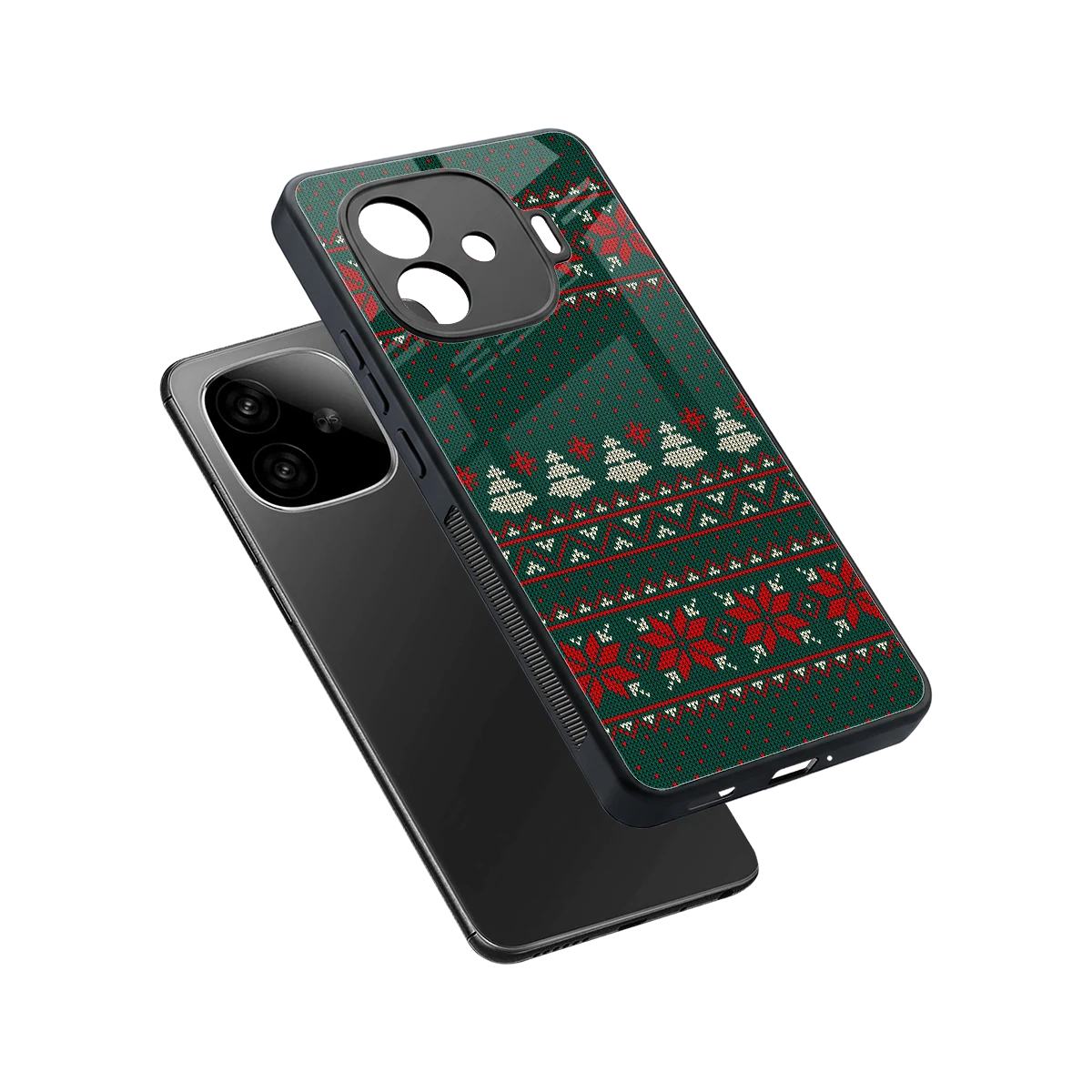 Cozy Cheer sleek iqoo neo 10r 5g cover with tempered glass back and TPU edges