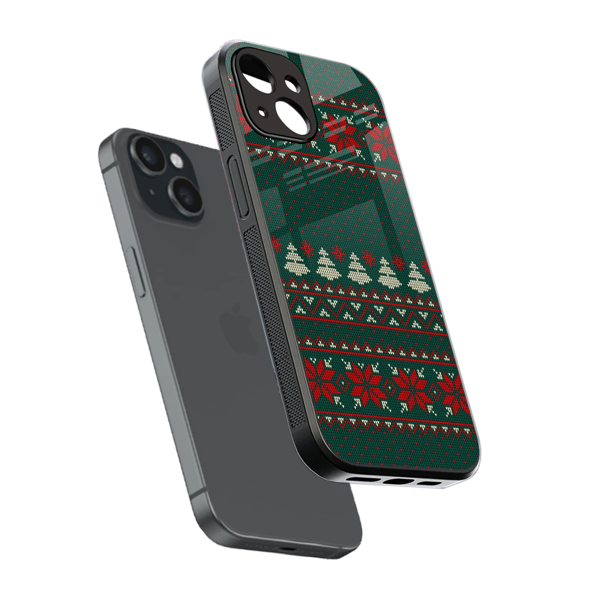 Cozy Cheer sleek iphone 13 cover with tempered glass back and TPU edges
