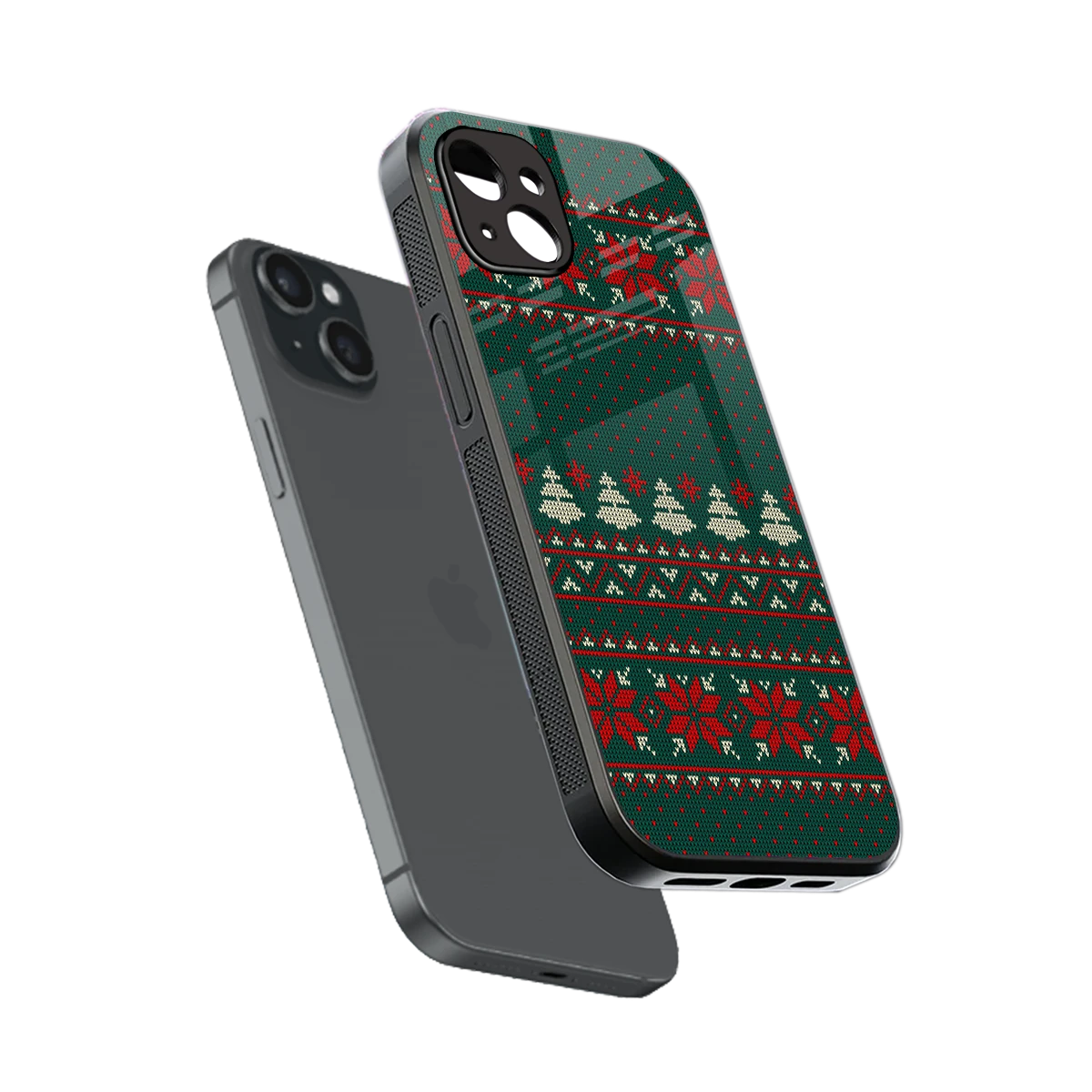 Cozy Cheer sleek iphone 14 plus cover with tempered glass back and TPU edges